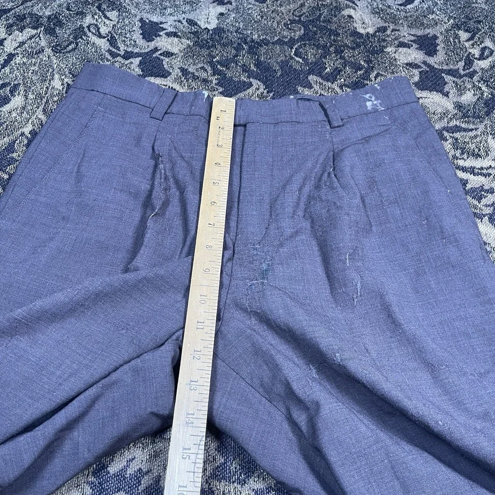 Nike Tiger Woods Mens Brown Straight Pants Wool Blend Size 32x30 Comfort Flawed
